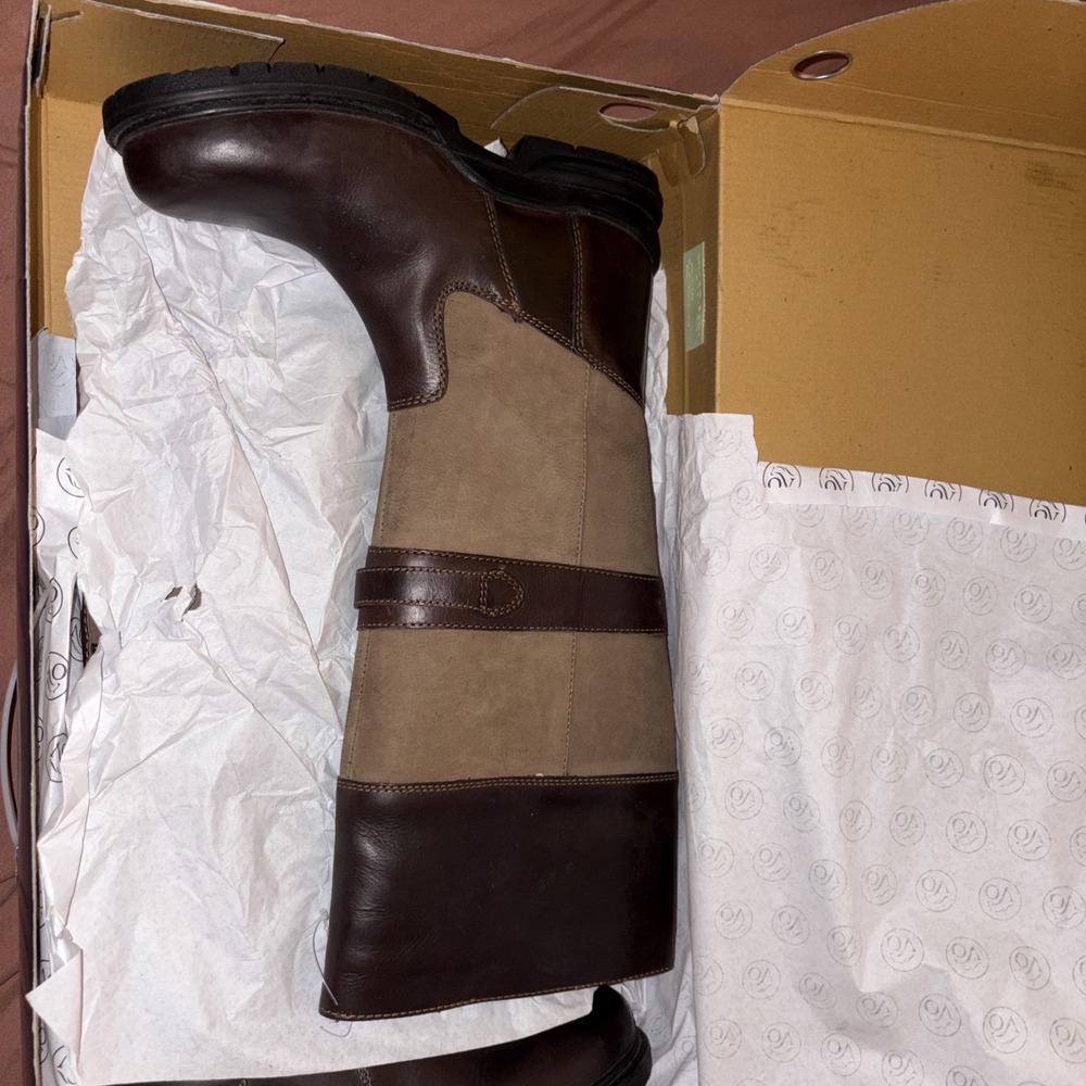 Ovation Allana Country Boots Womens Size 9 Brown Leather Equestrian Riding